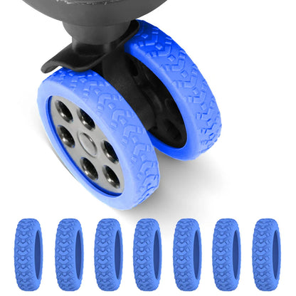 SilenceWheel™ – Kit Protector de Ruedas para Maletas (8 Unidades + 8 gratis)