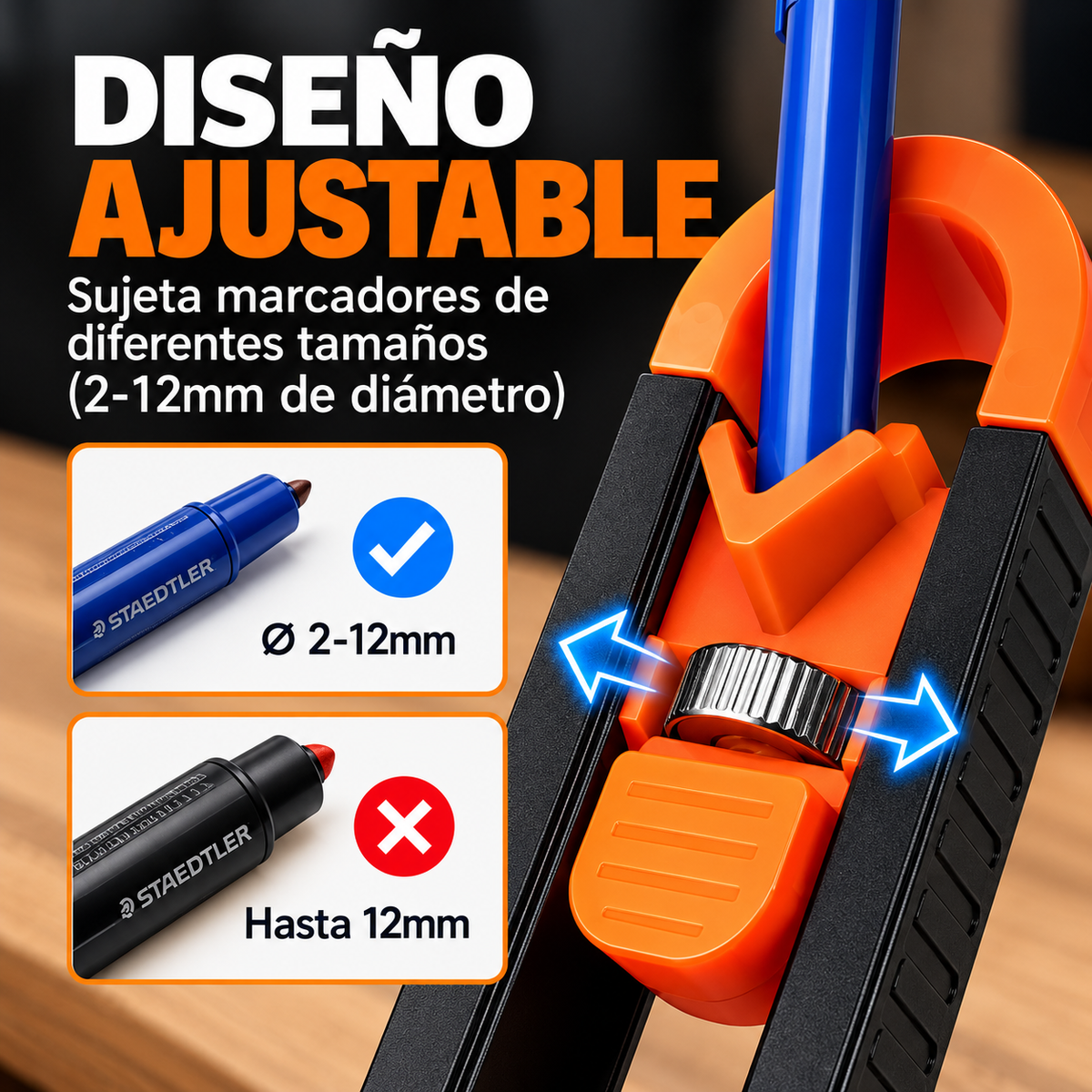 Duplicador de Perfiles Ajustable con Rodillo y Marcador 📐✏️