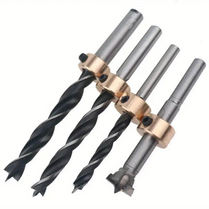 Kit profesional de plantilla guía para perforación 3 en 1 en madera