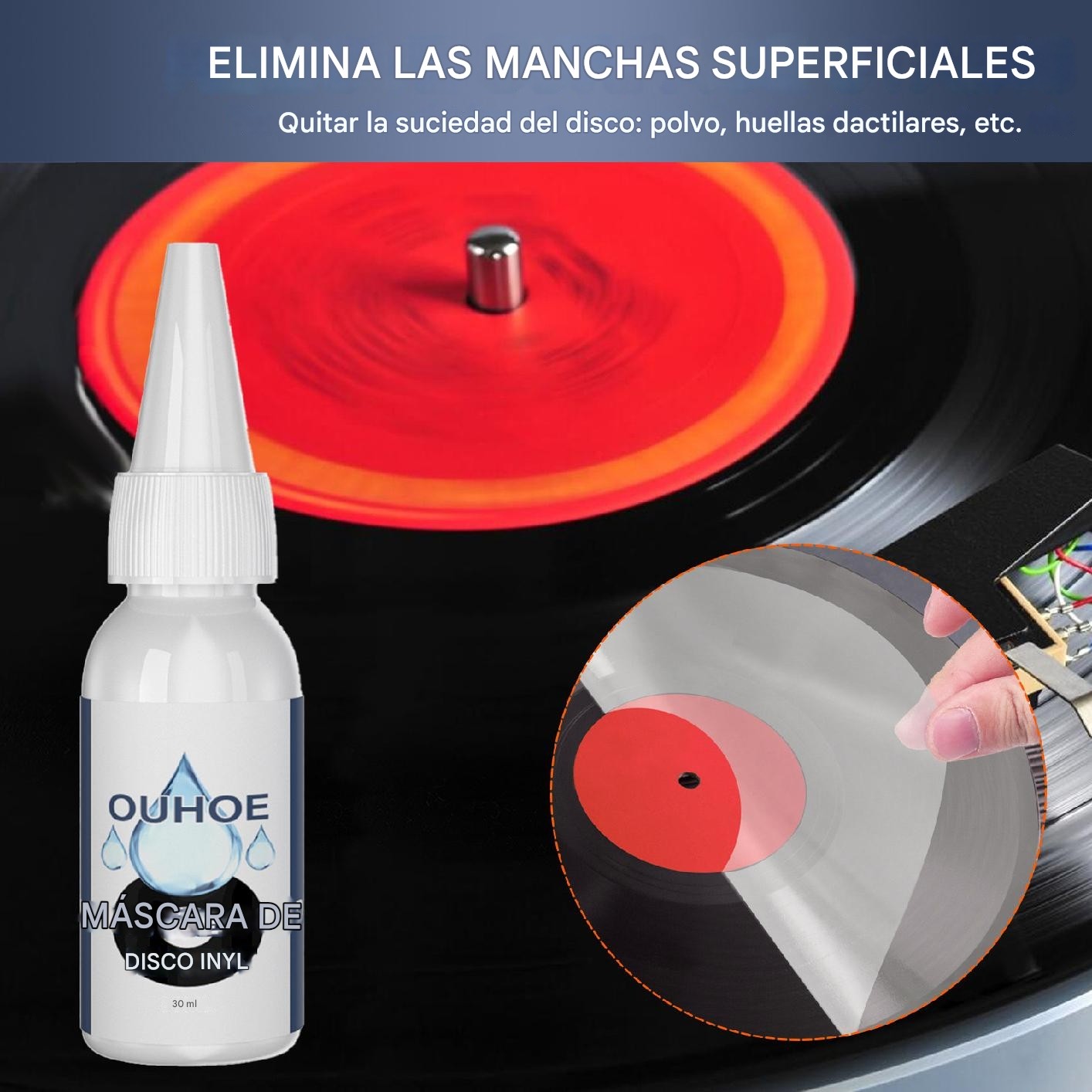 LIMPIADOR DE DISCOS DE VINILO (30ml)