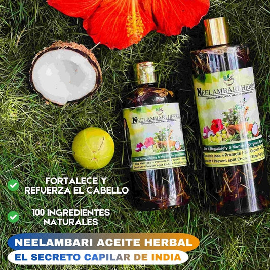 NEELAMBARI DE INDIA: ACEITE HERBAL PARA CRECIMIENTO CAPILAR