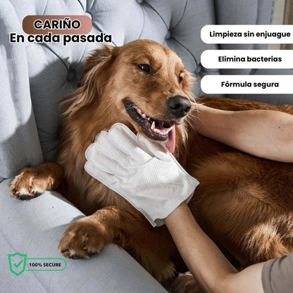 Guantes de limpieza para mascotas sin enjuague: aseo de calidad en cualquier momento