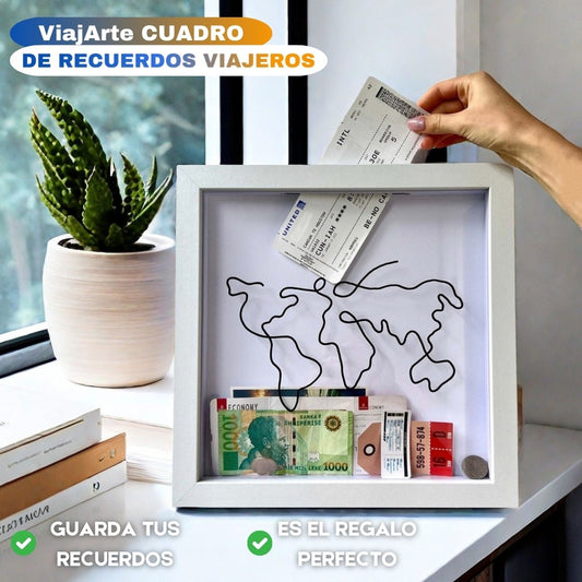 ViajArte CUADRO DE RECUERDOS VIAJEROS