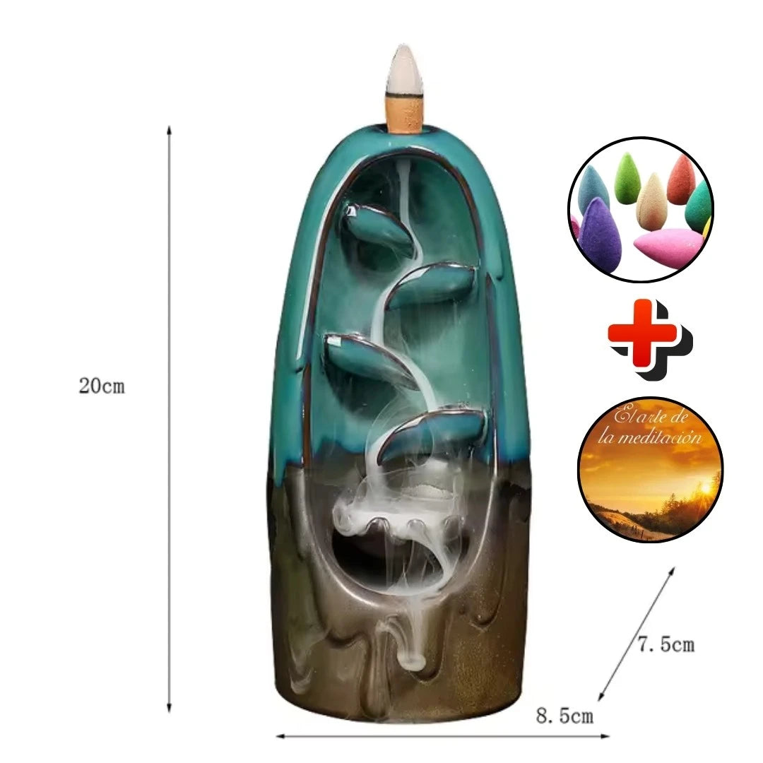 QUEMADOR DE INCIENSO CASCADA ZEN® Gratis libro digital