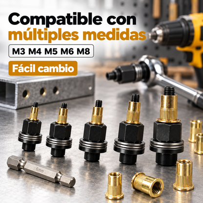 🛠️Kit Adaptador para Tuercas Remachables🔩