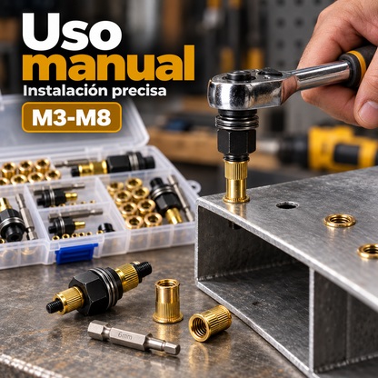 🛠️Kit Adaptador para Tuercas Remachables🔩