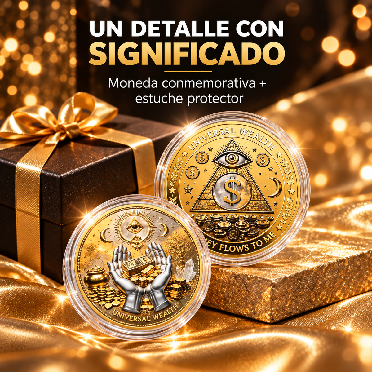 Guardián de la Fortuna™ Moneda de Riqueza y Prosperidad 🪙✨